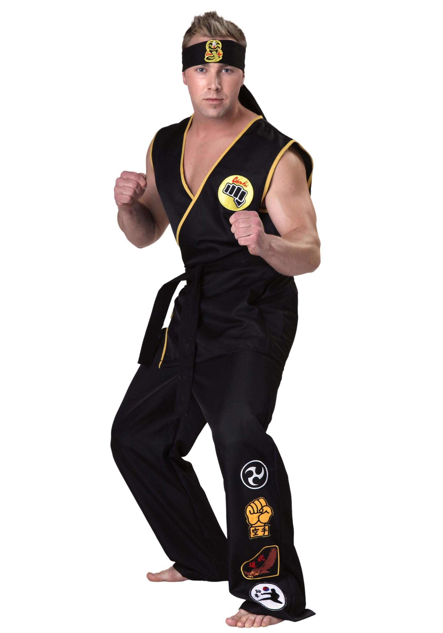 Image of FUN Costumes Adult Karate Kid Cobra Kai Costume | Karate Kid Costumes