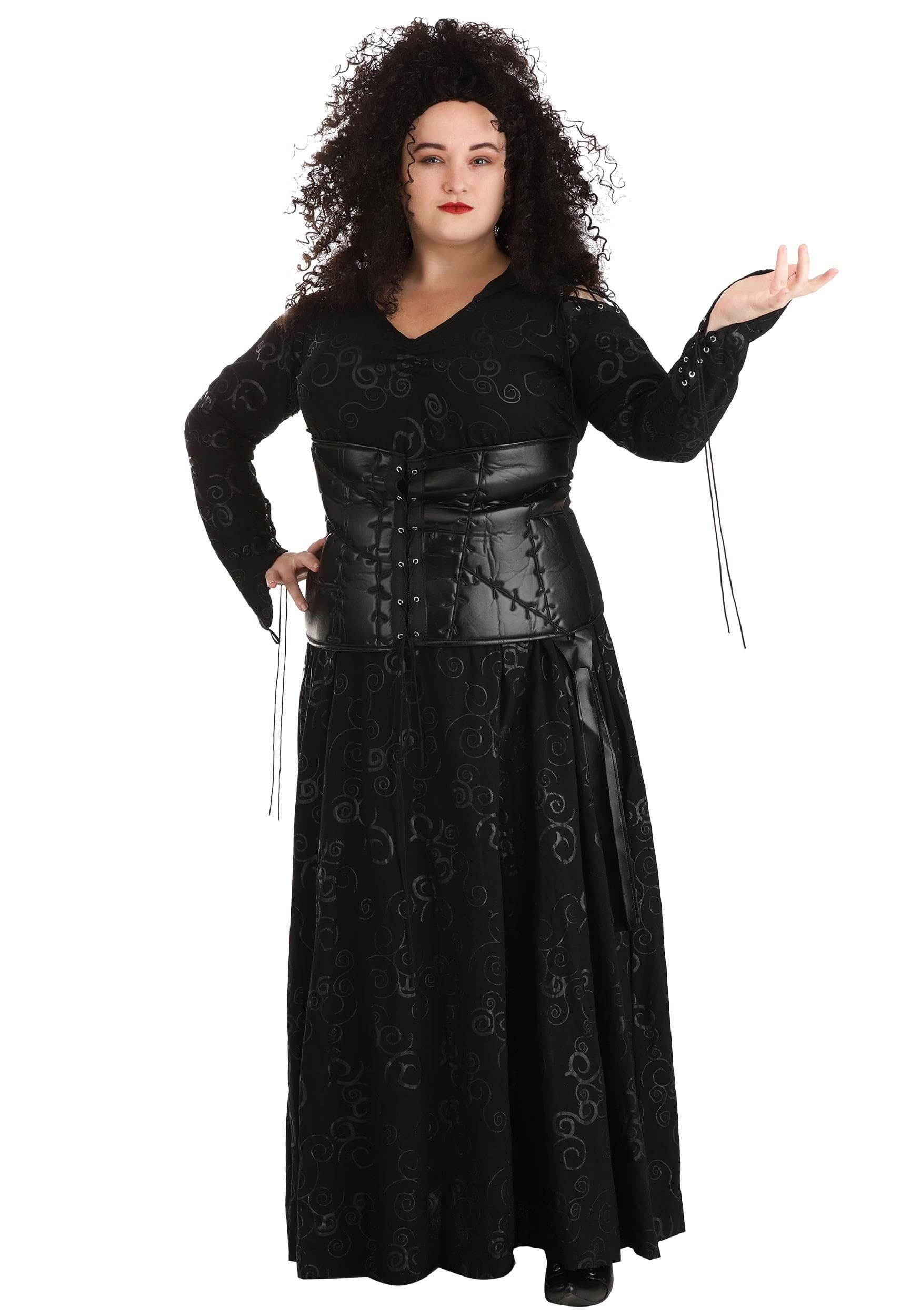Image of FUN Costumes Deluxe Harry Potter Bellatrix Plus Size Womens Costume