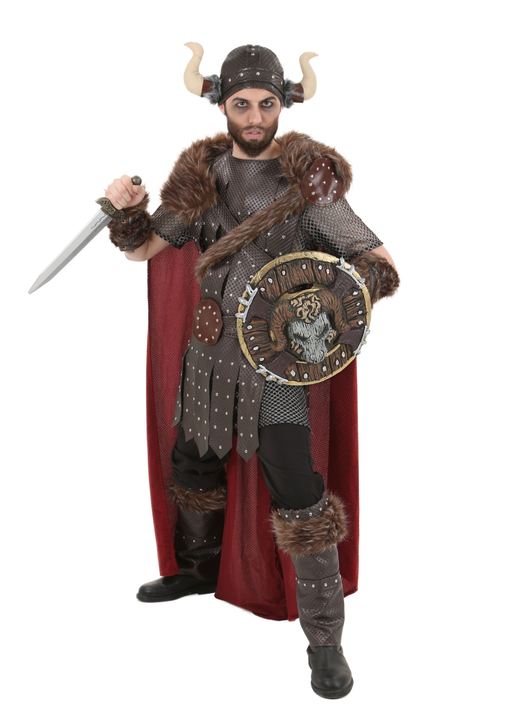 Image of FUN Costumes Plus Size Legendary Viking Men's Warrior Costume