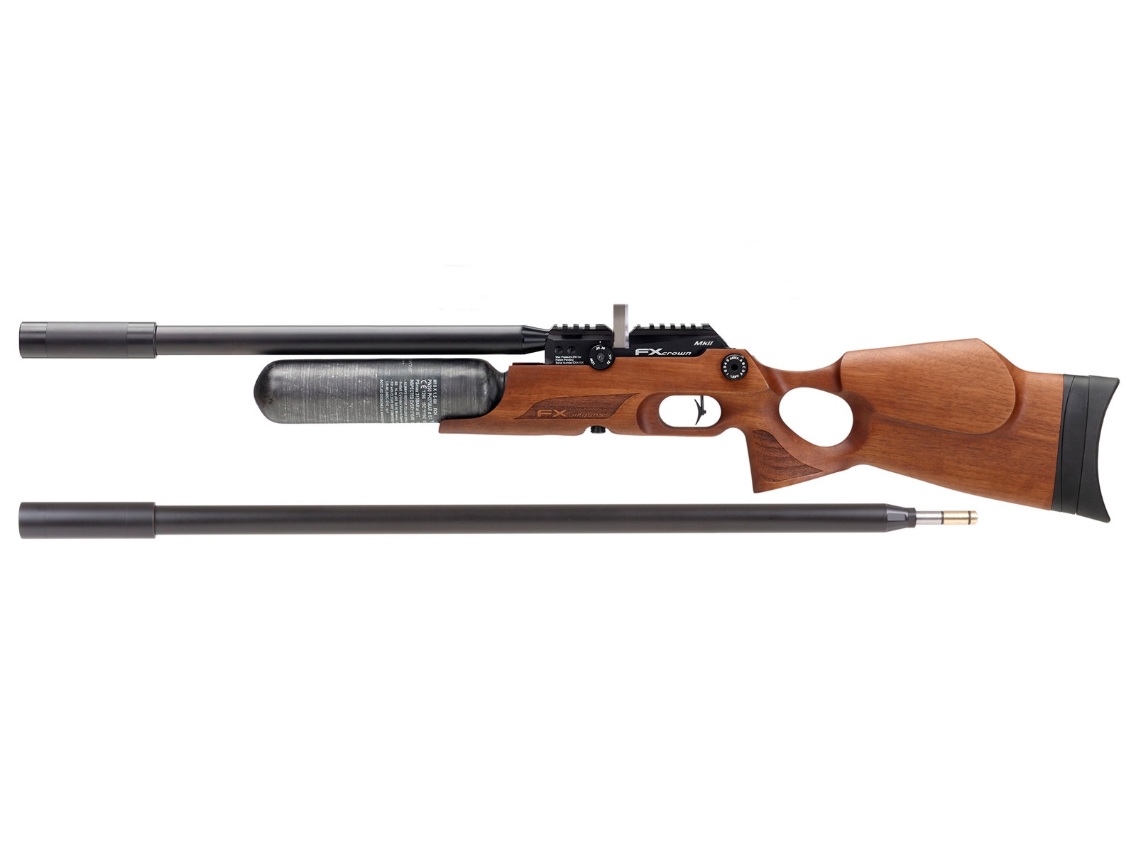 Image of FX Crown Continuum PCP Rifle Walnut Stock 022 ID 840351917226