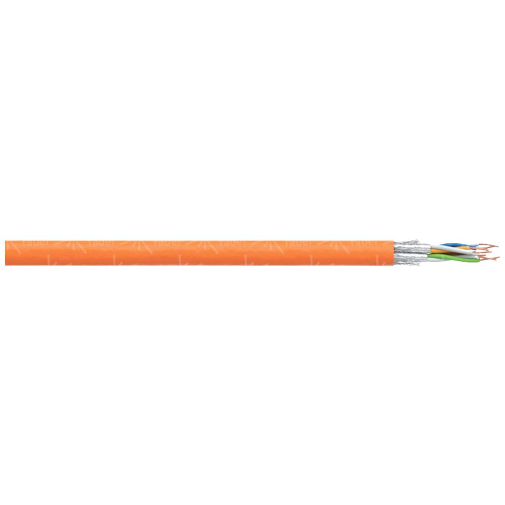 Image of Faber Kabel 101043 Network cable CAT 7 S/FTP 4 x 2 x 025 mmÂ² Orange 200 m