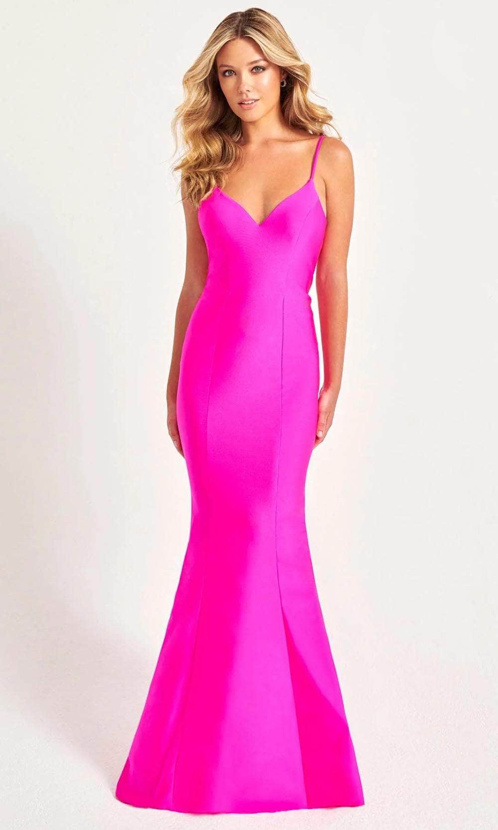 Image of Faviana 11047 - Satin Mermaid Prom Gown
