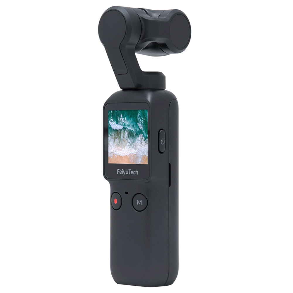 Image of Feiyu Pocket 4K Camera 120 Degree 6-Axis Stabilized Handheld Gimbal Autofocus Touchscreen Built-in Wi-Fi