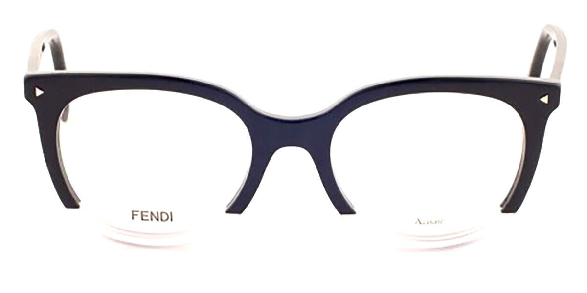 Image of Fendi FF 0235 COLOR BLOCK 3H2 Óculos de Grau Pretos Feminino BRLPT