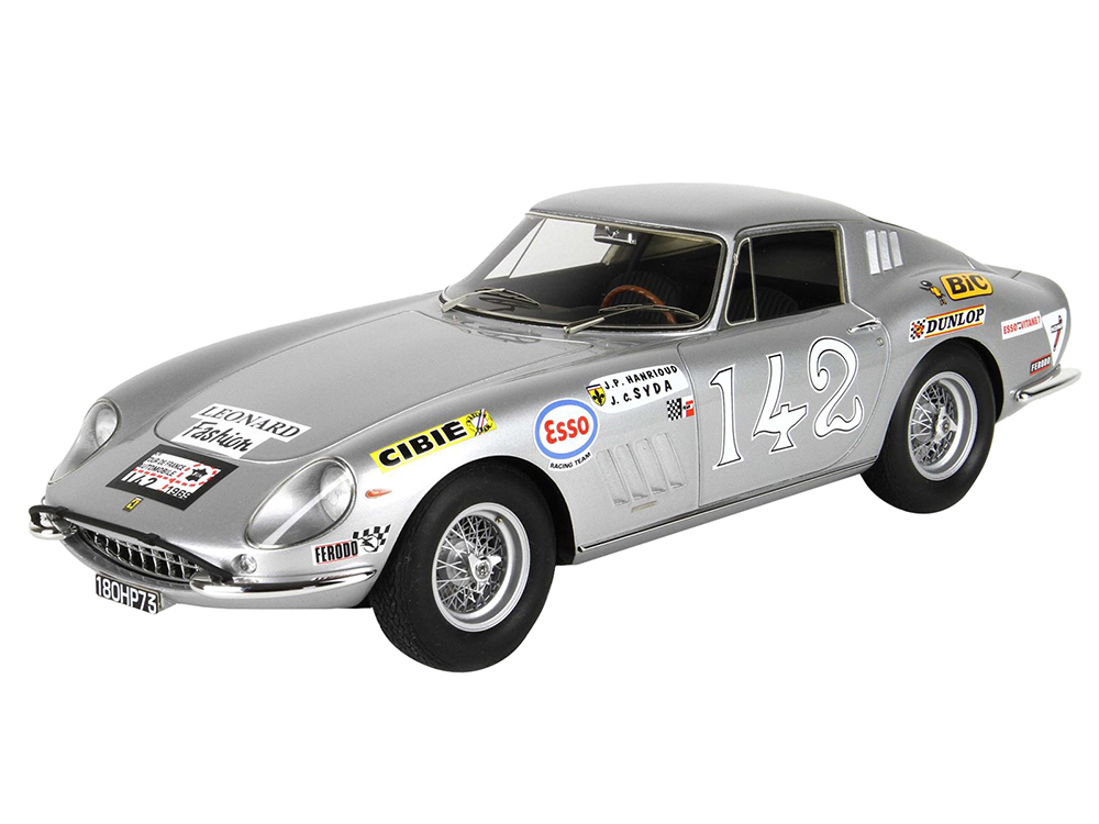 Image of Ferrari 275 GTB 142 Jean-Pierre Hanrioud - Jean-Claude Syda "Tour de France" (1969) with DISPLAY CASE Limited Edition to 149 pieces Worldwide 1/18 Mo