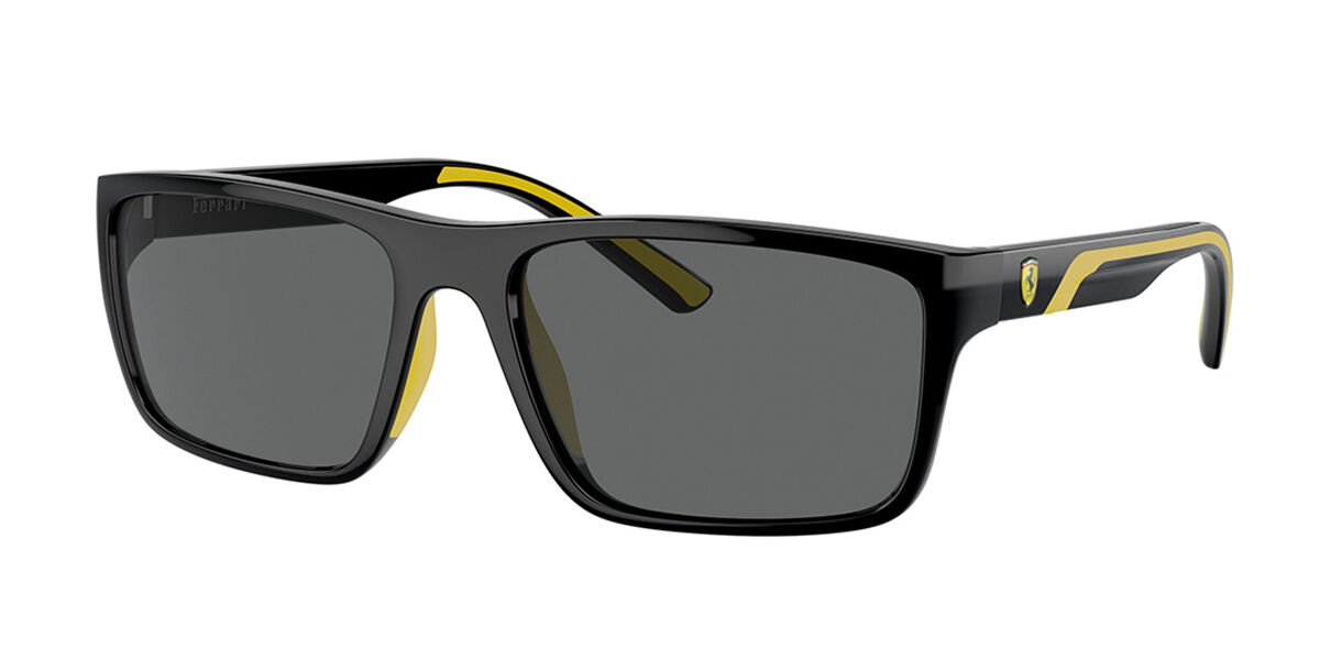 Image of Ferrari Scuderia FZ6003U Polarized 501/87 Óculos de Sol Pretos Masculino PRT