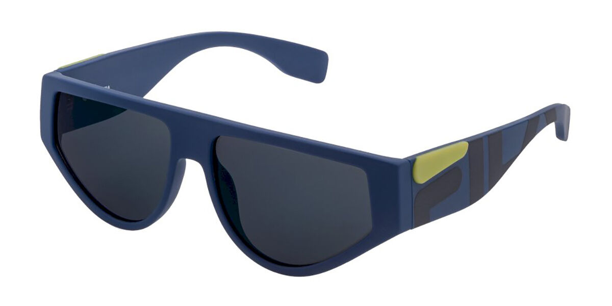 Image of Fila SF9364 U43B 57 Lunettes De Soleil Homme Bleues FR