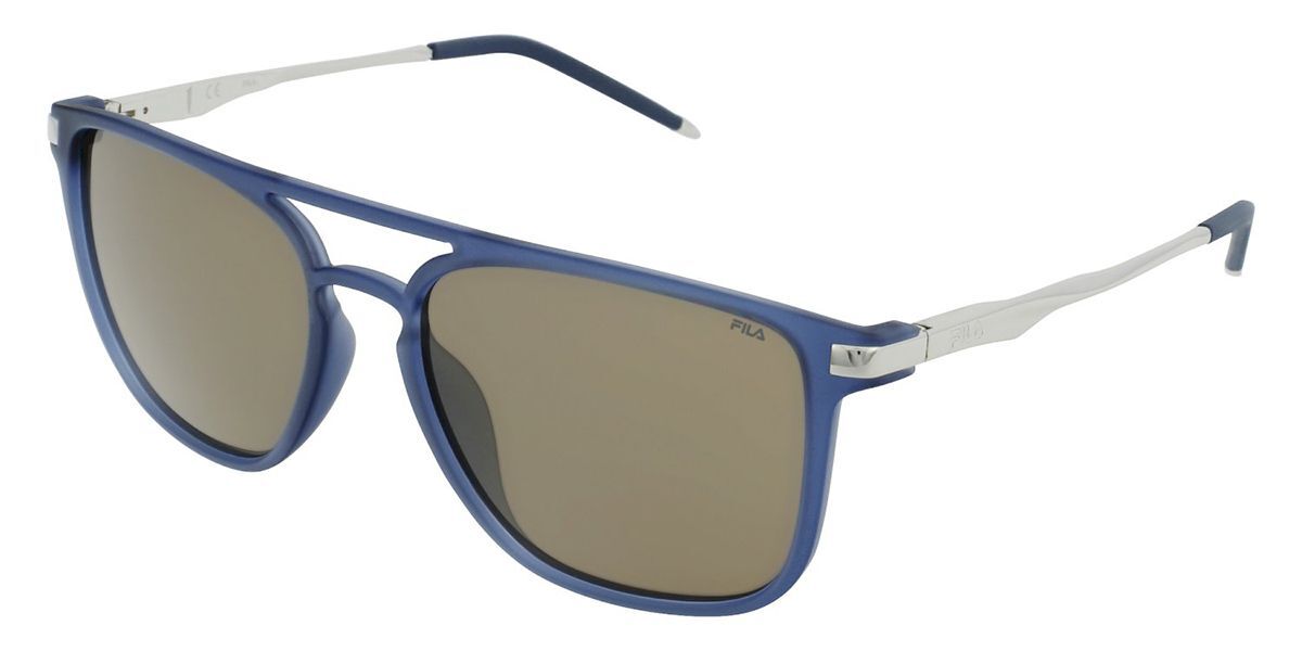 Image of Fila SF9382 Polarized 6G5P Óculos de Sol Azuis Masculino PRT