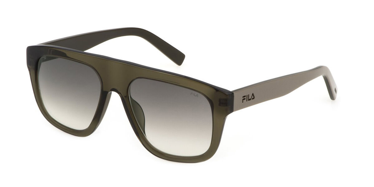 Image of Fila SFI220 073M 54 Lunettes De Soleil Homme Vertes FR