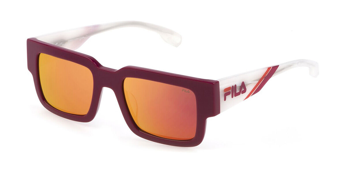 Image of Fila SFI314 6Y6X Óculos de Sol Vinho Masculino BRLPT
