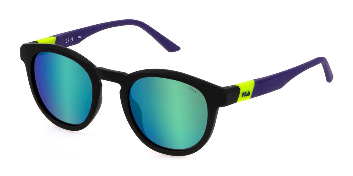 Image of Fila SFI521 Polarized U28Z Óculos de Sol Pretos Masculino PRT