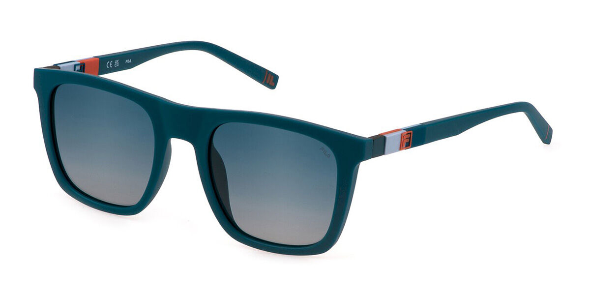 Image of Fila SFI527 Polarized 7SFP 52 Lunettes De Soleil Homme Bleues FR