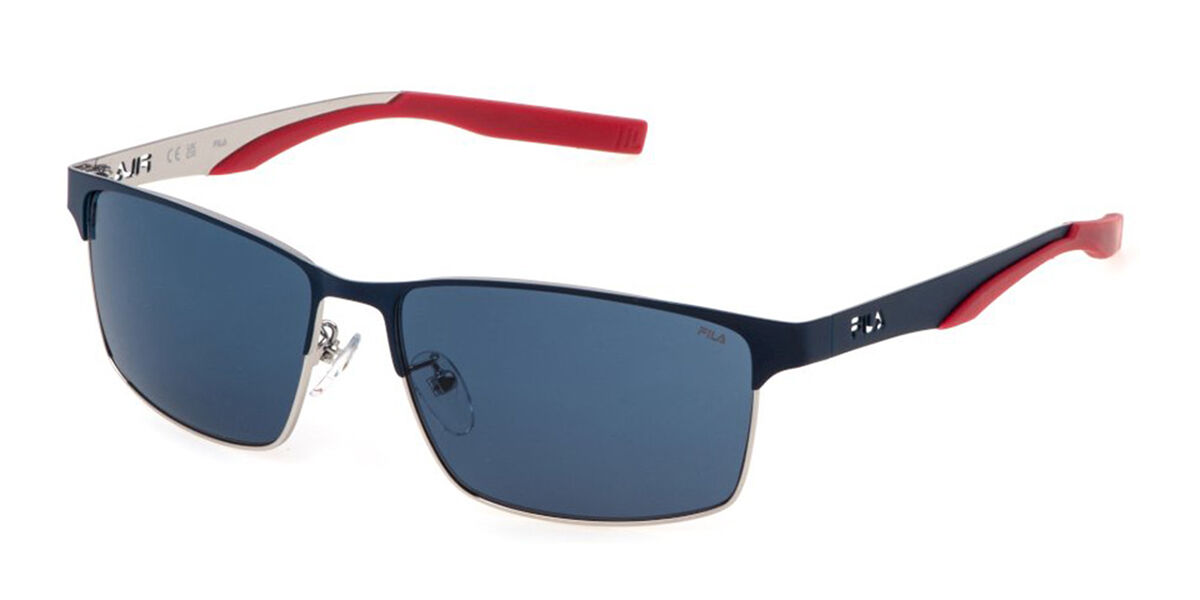 Image of Fila SFI723 0E70 59 Lunettes De Soleil Homme Bleues FR