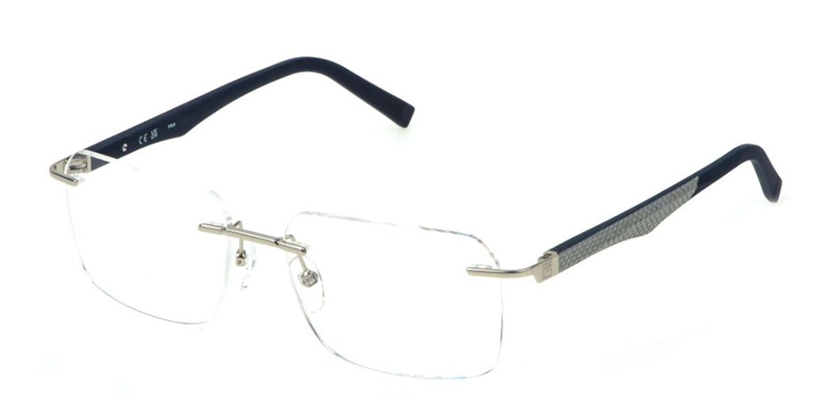 Image of Fila VFI708 0579 Óculos de Grau Prata Masculino BRLPT