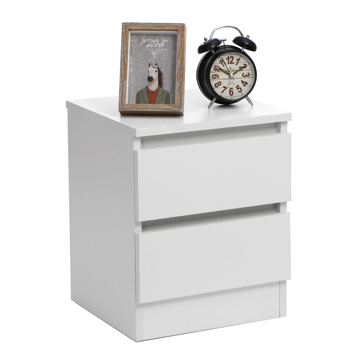 Image of File Cabinets Chest Of Drawers Nightstands Wardrobe Bedside Table Desk Storage With 2 Layer