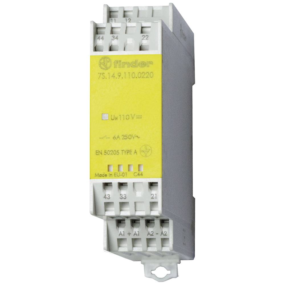 Image of Finder 7S1490124220 Relay Nominal voltage: 12 V DC Switching current (max): 3 A 1 pc(s)