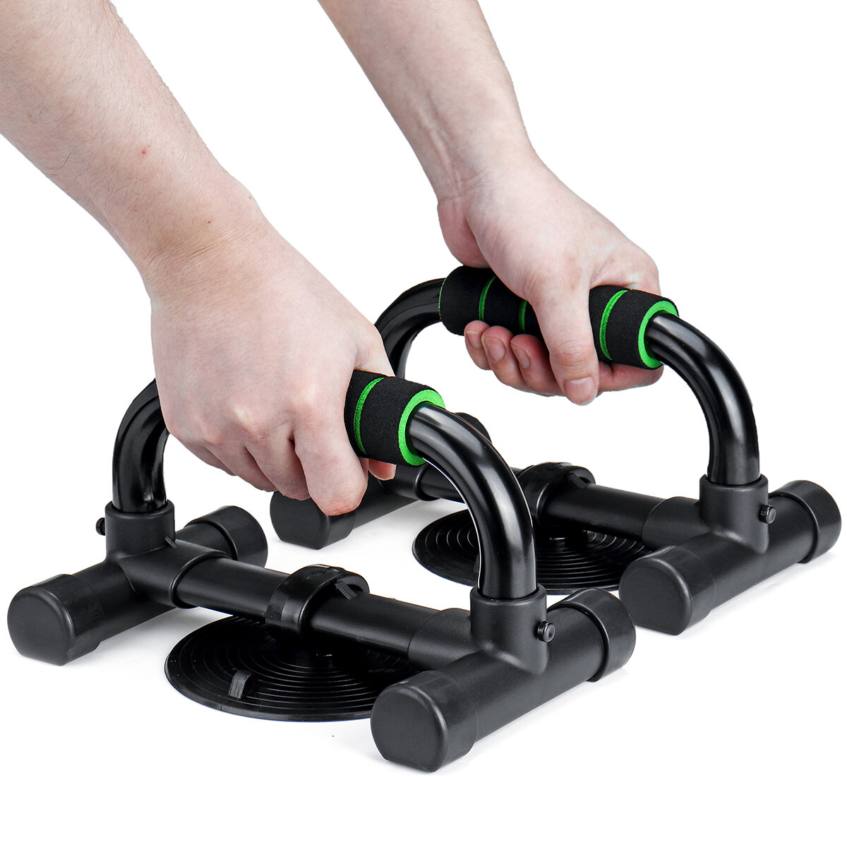 Image of Fitness Push Up Stand Sit-ups Bar Shape Bracket Fitness Chest Training Equipment
