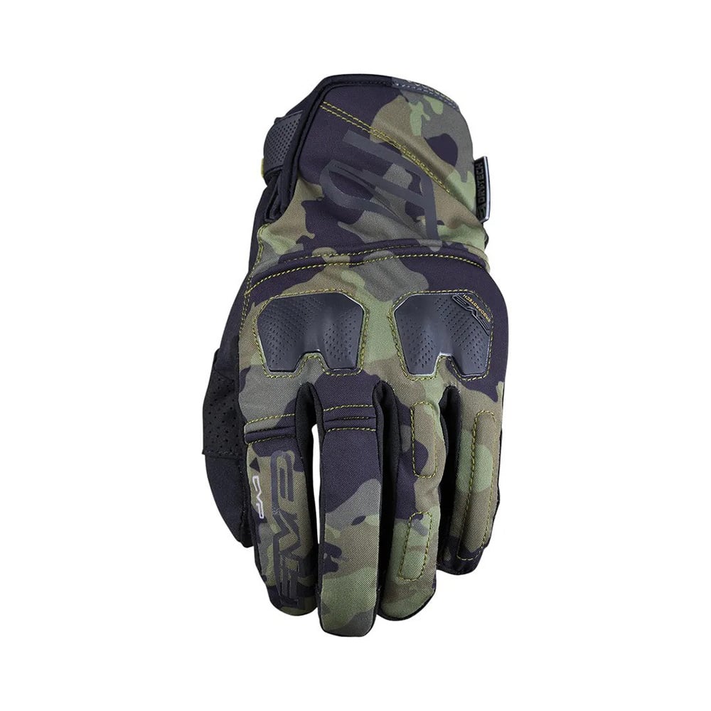 Image of Five E-WP Gloves Black Green Size 3XL EN