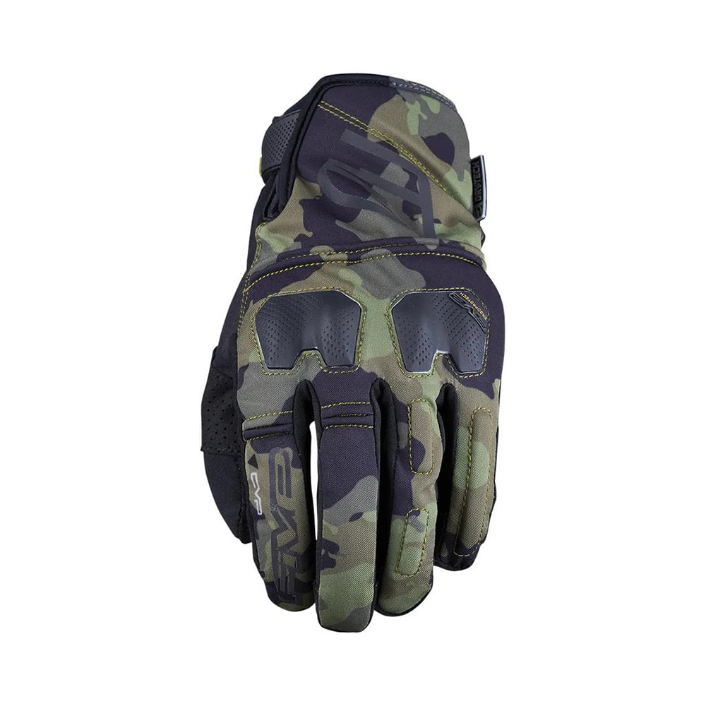Image of Five E-WP Gloves Black Green Size L EN