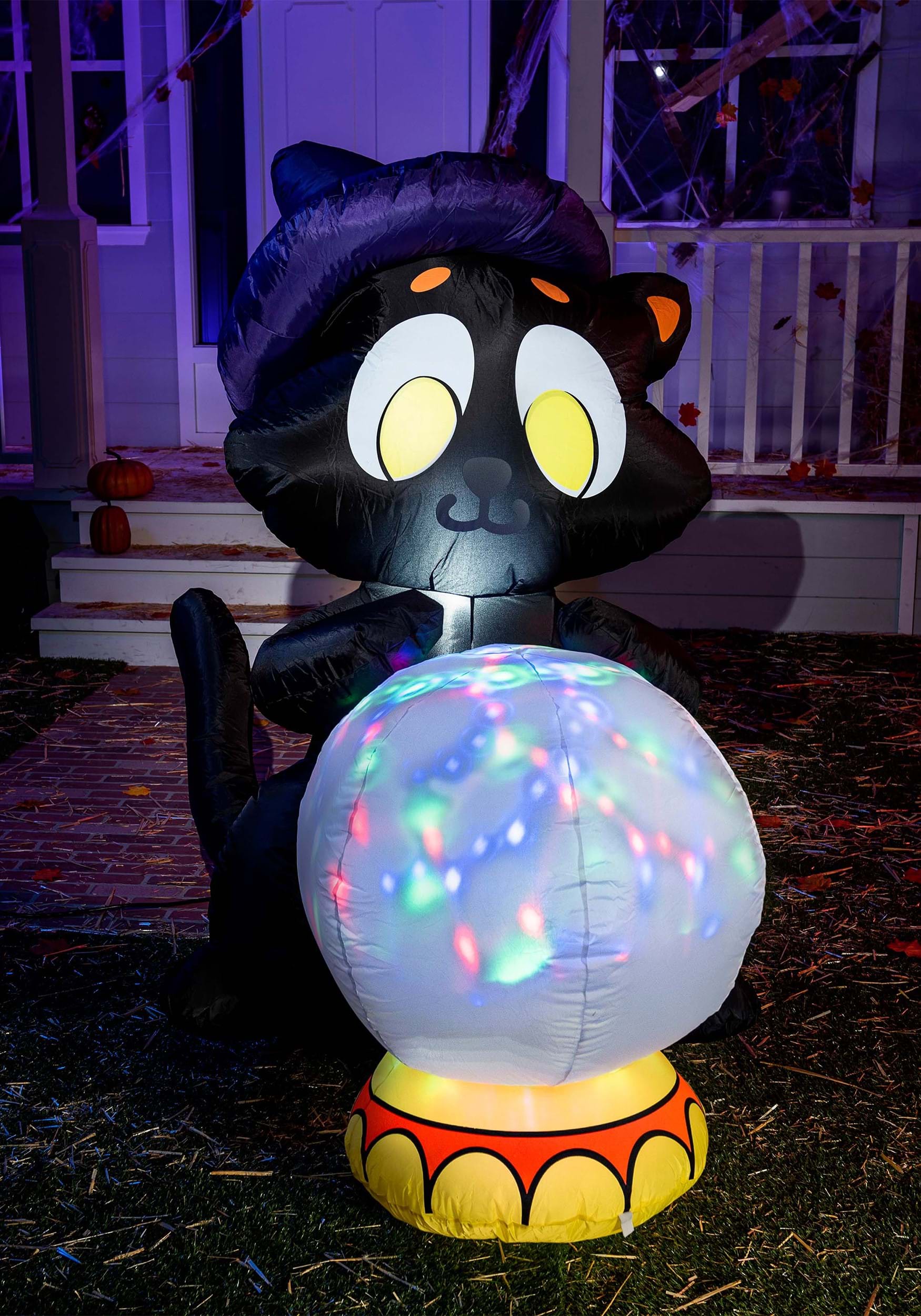 Image of Five Foot Tall Fortune Cat Inflatable Decoration | Halloween Decor ID JY30547-ST