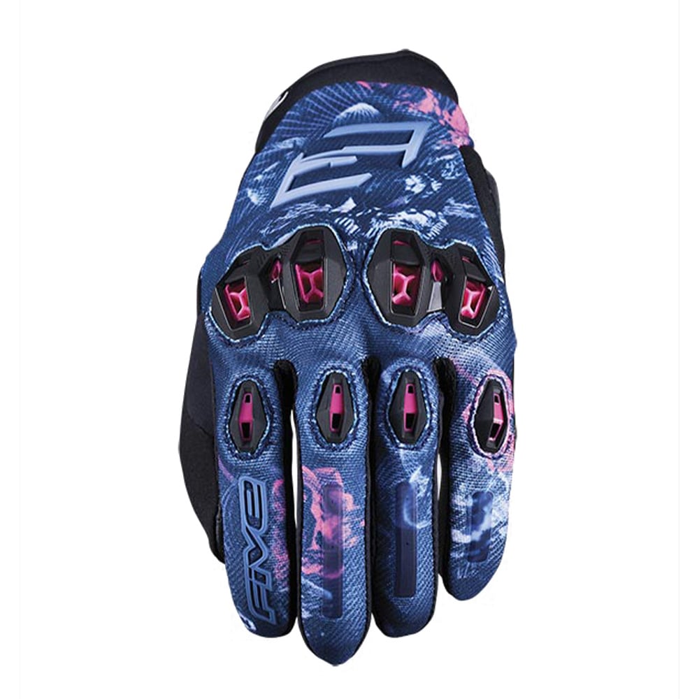 Image of Five Gloves Stunt Evo 2 Woman Flowers Size L ID 3841300108914