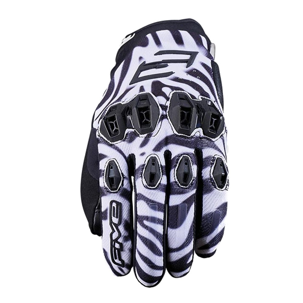 Image of Five Gloves Stunt Evo 2 Woman Zebra Talla M