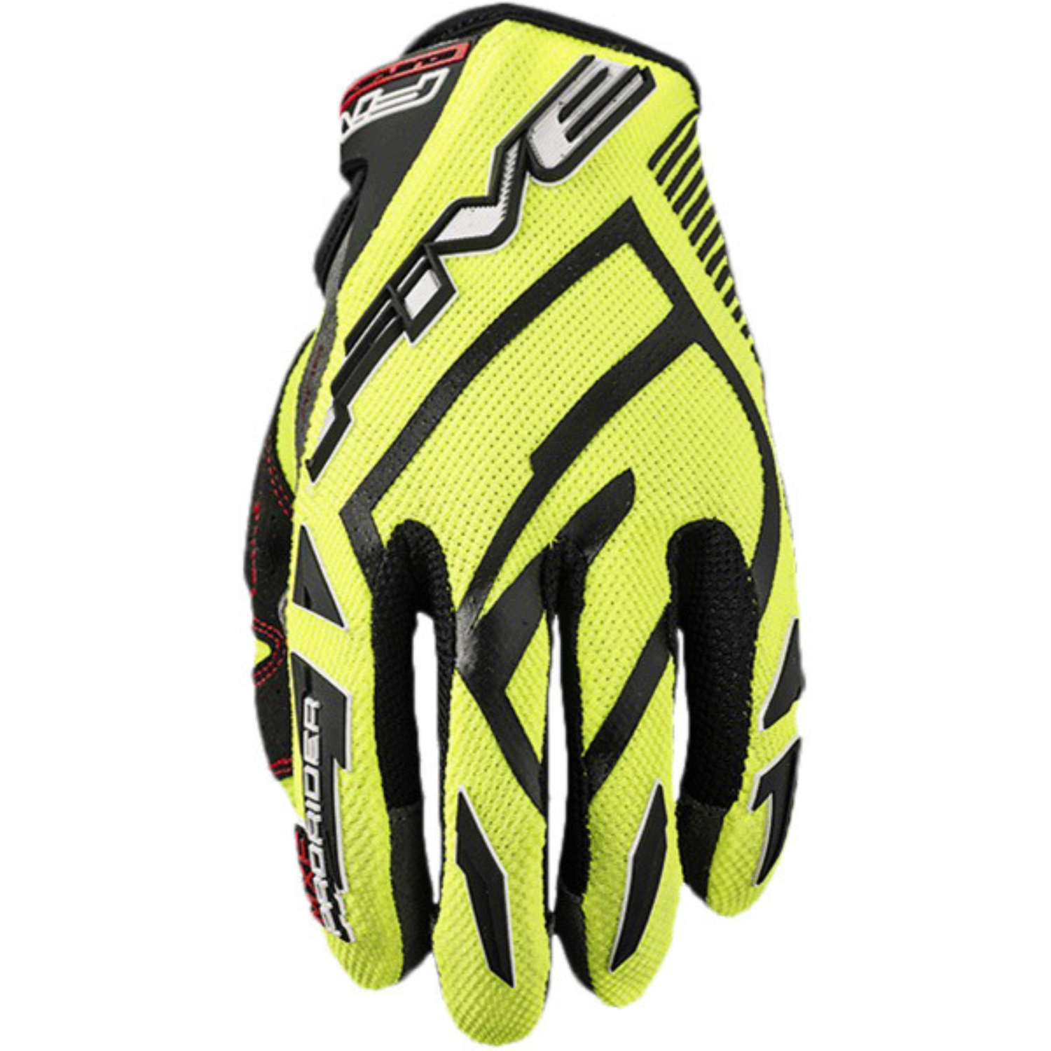 Image of Five MXF Prorider S Gloves Black Yellow Talla L
