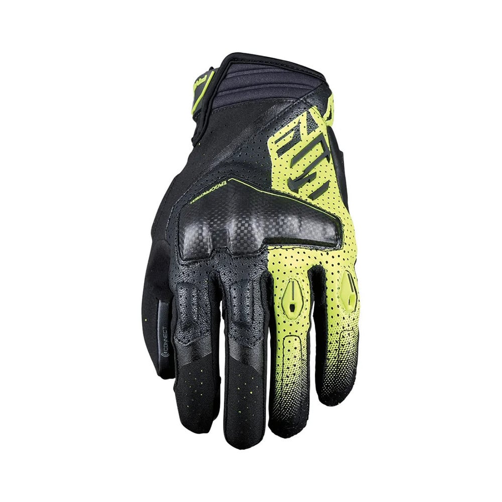 Image of Five RSC Evo Gloves Black Yellow Taille XL