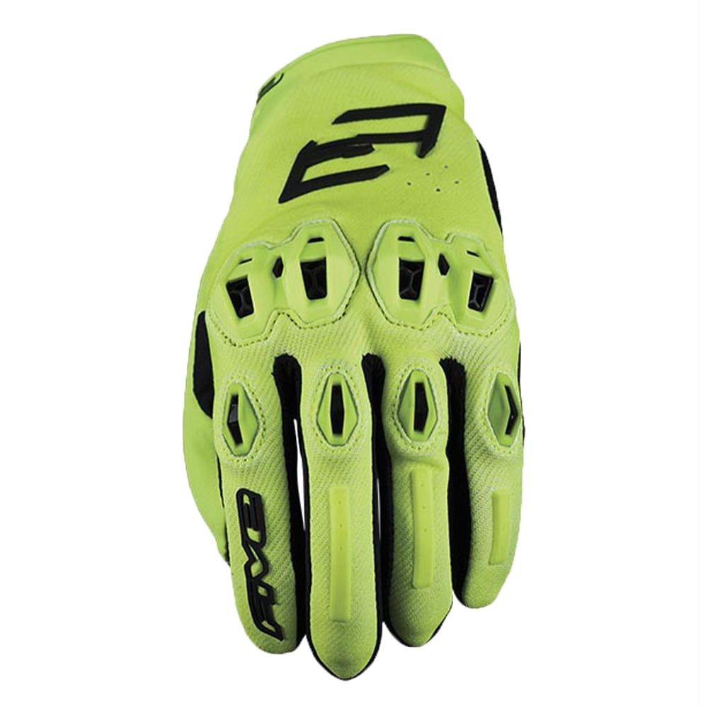 Image of Five Stunt Evo 2 Fluorescent Gelb Handschuhe Größe 2XL