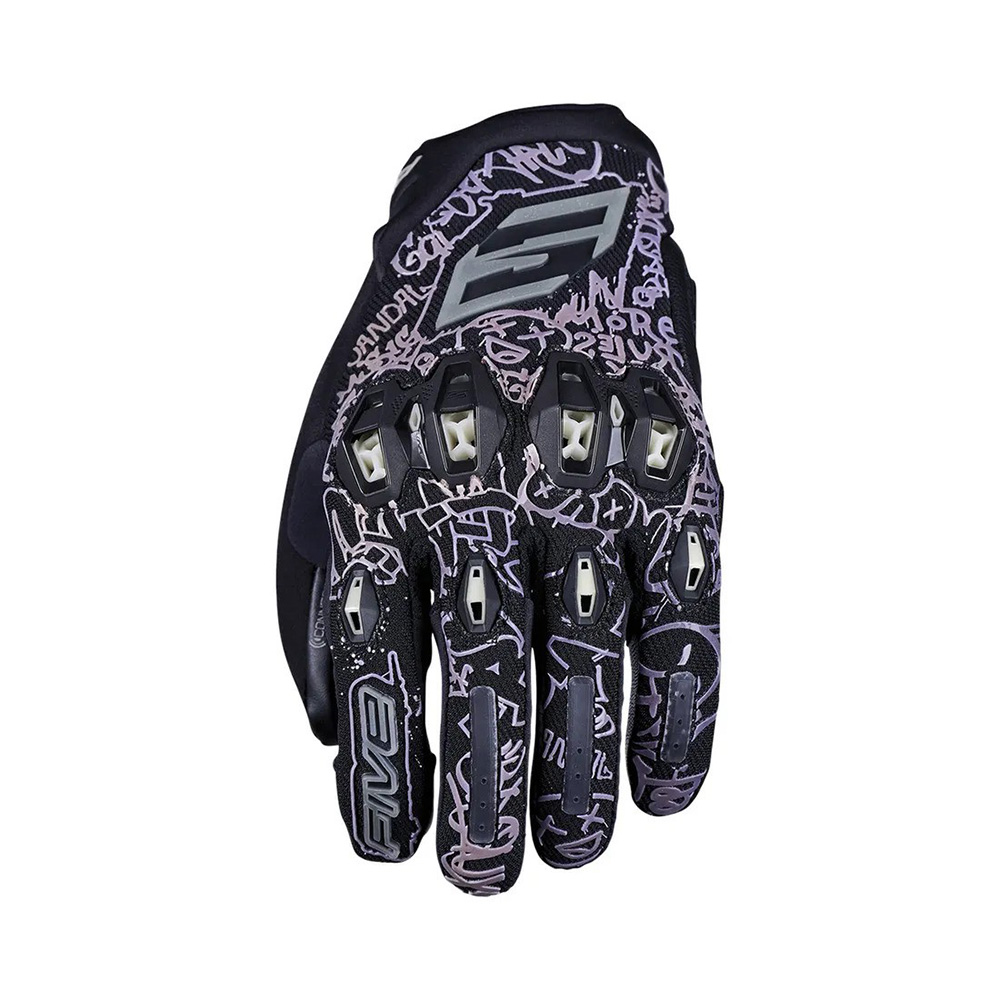 Image of Five Stunt Evo 2 Gloves Black Silver Grey Size 2XL ID 3841300117138