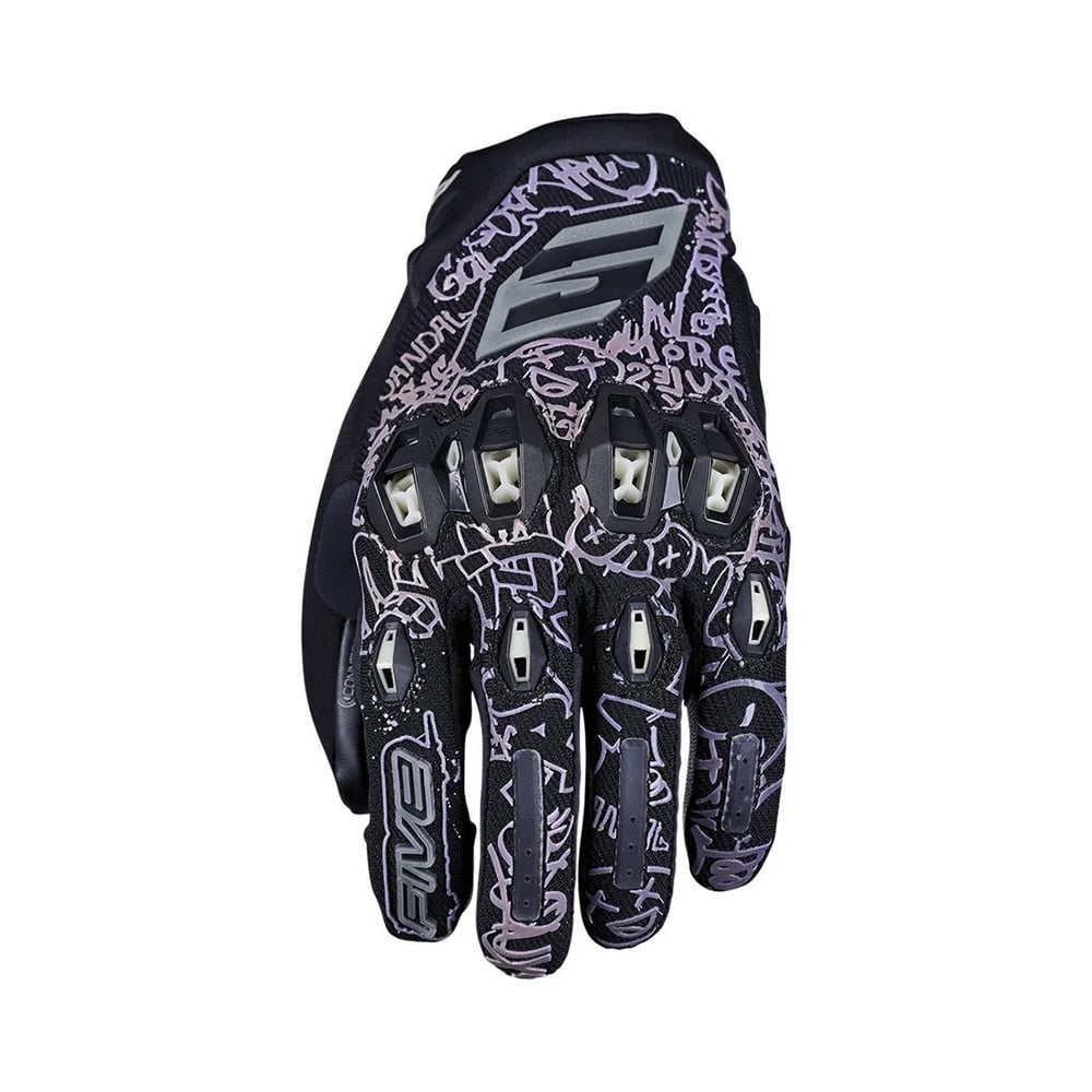 Image of Five Stunt Evo 2 Gloves Black Silver Grey Taille 2XL