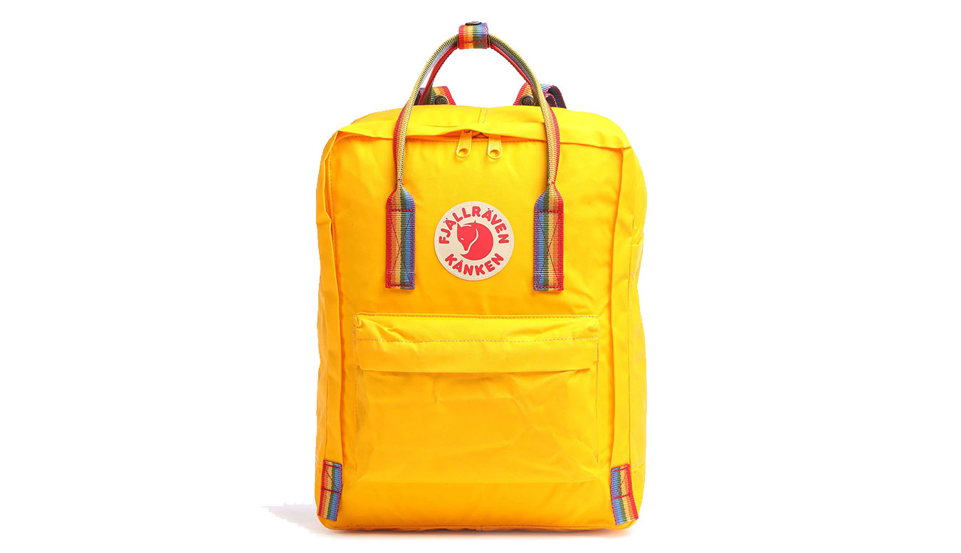 Image of Fjällräven Kånken Rainbow Warm Yellow IT