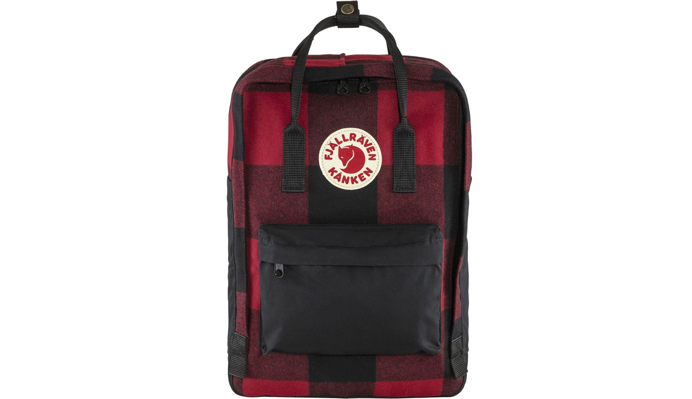 Image of Fjällräven Kånken Re-Wool Laptop 15" Red Black US