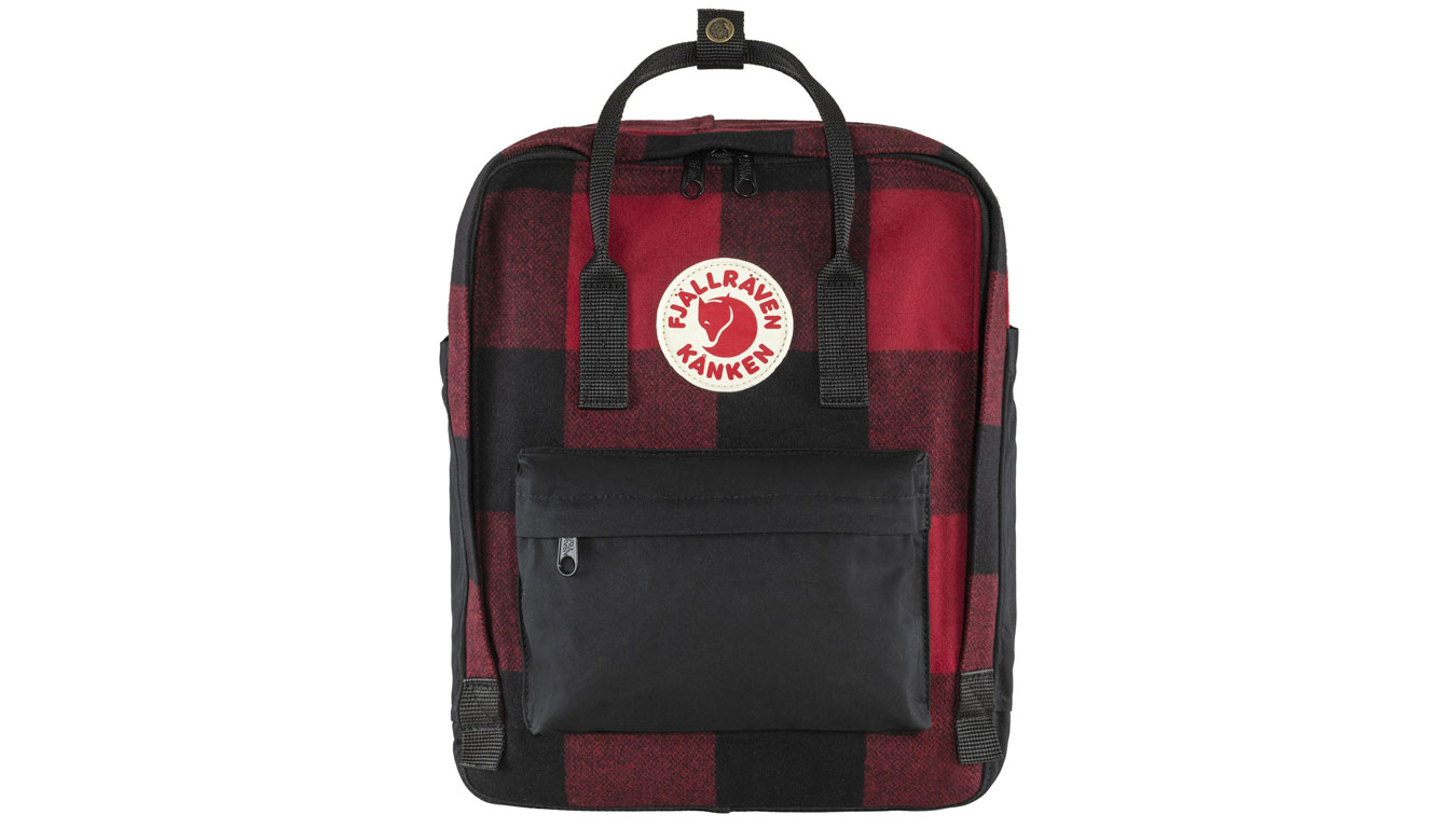 Image of Fjällräven Kånken Re-Wool Red Black HU