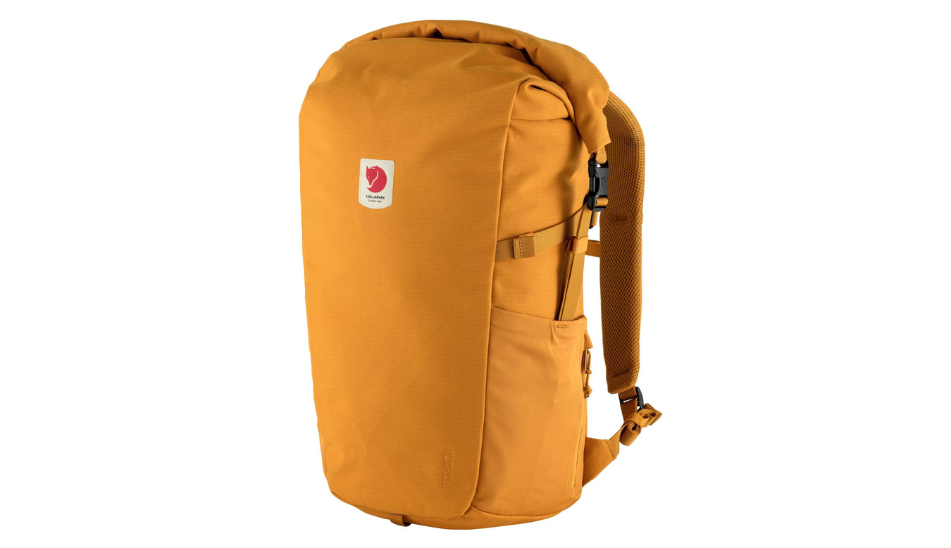 Image of Fjällräven Kånken Ulvö Rolltop 30 Red Gold US