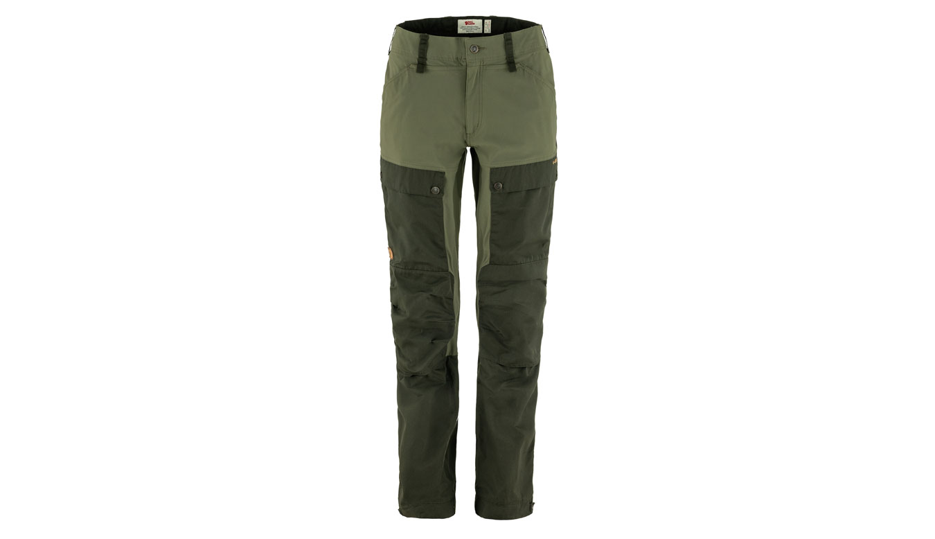 Image of Fjällräven Keb Trousers Curved W Reg Deep Forest CZ