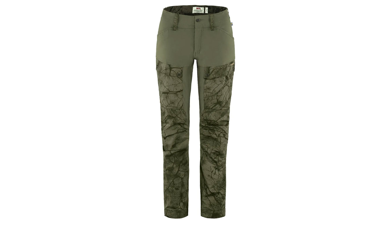 Image of Fjällräven Keb Trousers Short W Green Camo DE