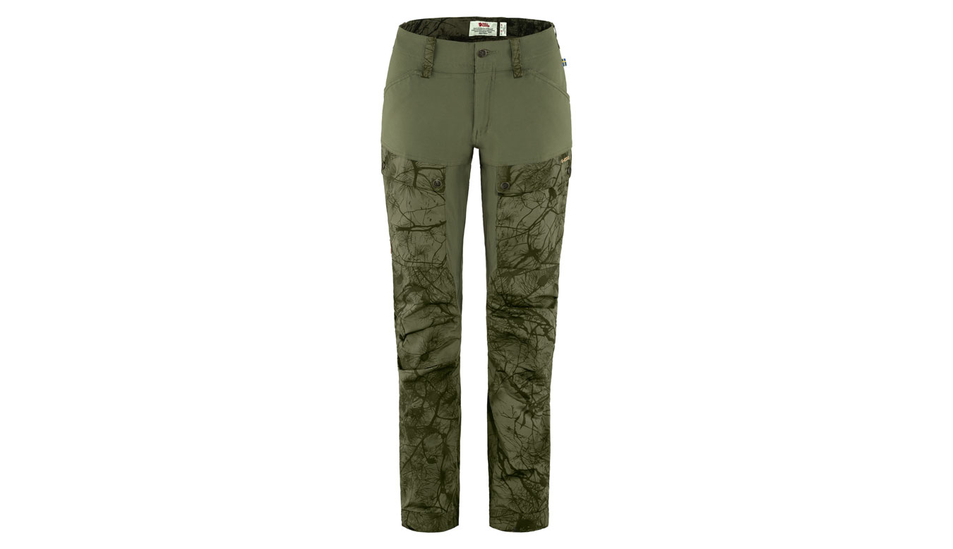 Image of Fjällräven Keb Trousers W reg Green Camo DE