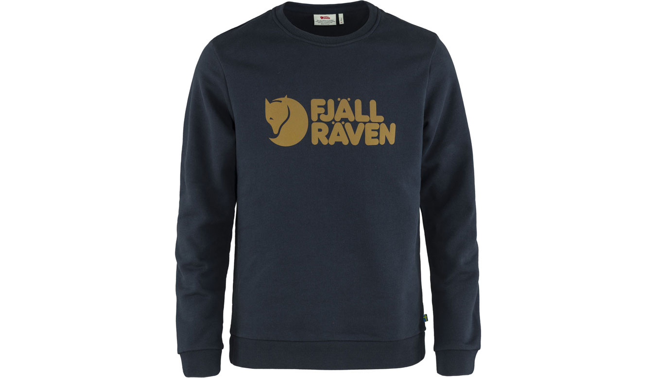 Image of Fjällräven Logo Sweater M Dark Navy HR