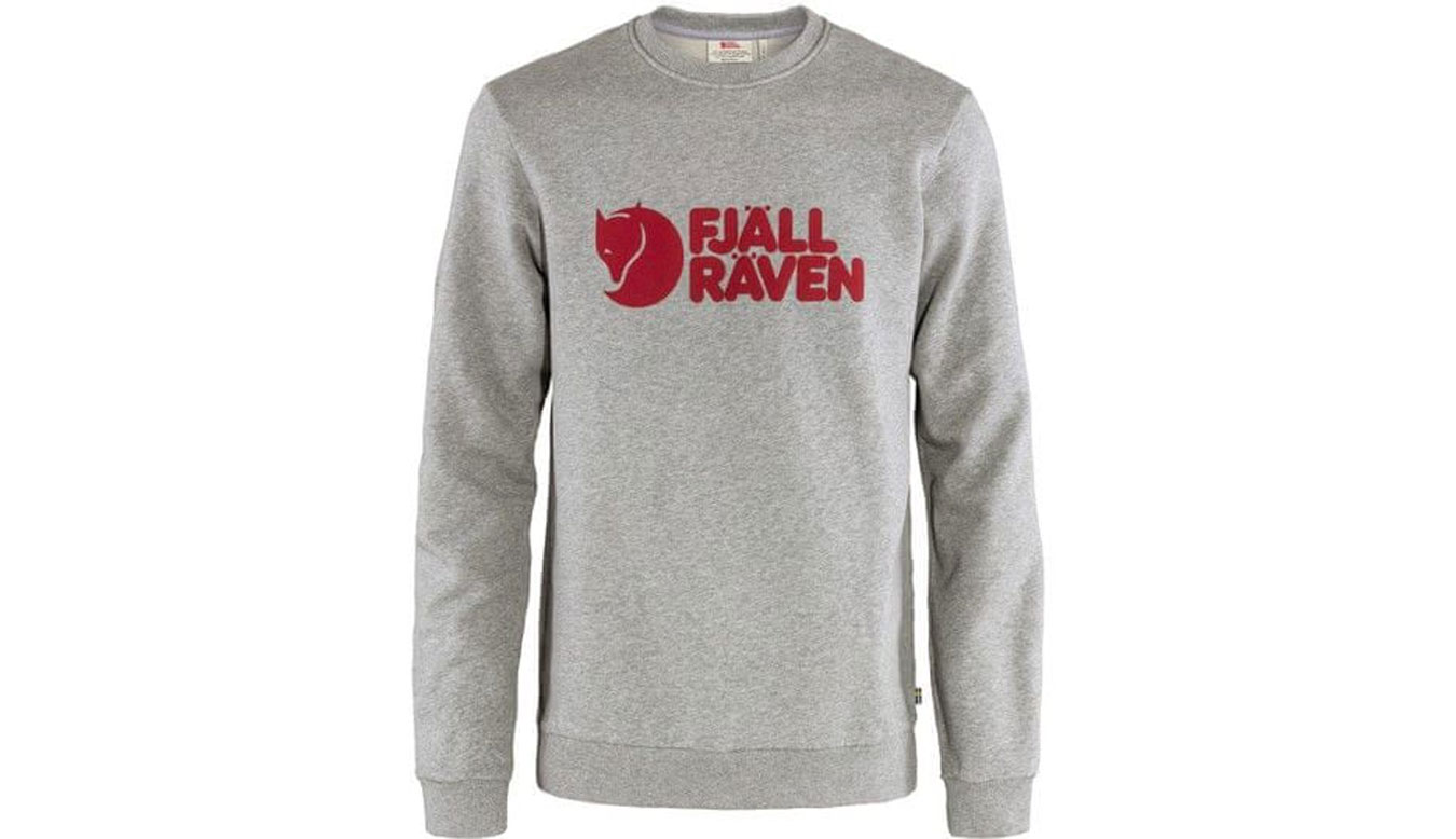 Image of Fjällräven Logo Sweater M Grey Melange FR