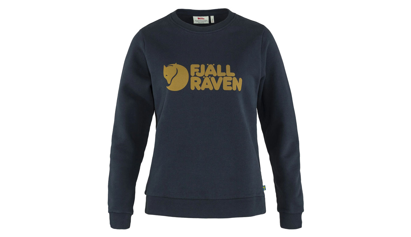 Image of Fjällräven Logo Sweater W Dark Navy ESP