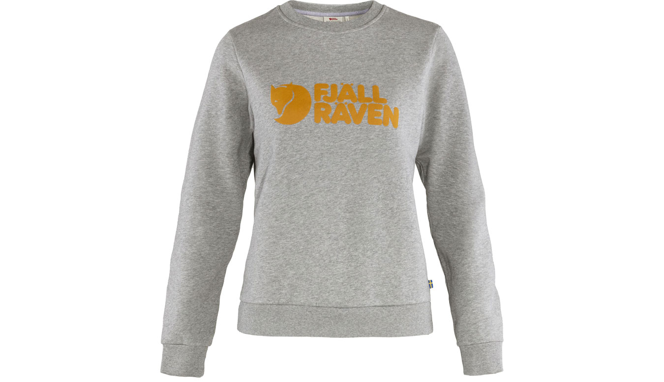 Image of Fjällräven Logo Sweater W Grey Melange SK