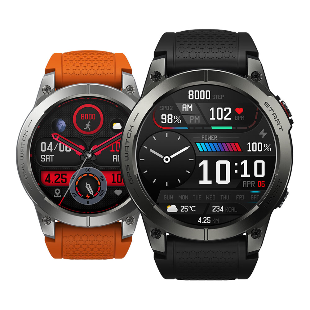 Image of [Flagship 2023] Zeblaze Stratos 3 Premium GPS Smart Watch 143 inch Ultra 466*466 Pixels HD AMOLED Display Built-in GPS
