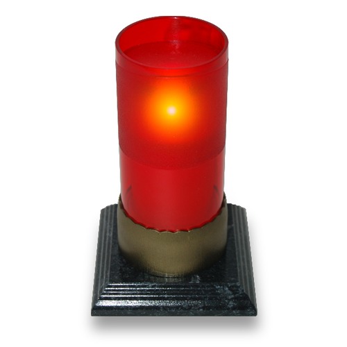 Image of Flameless Memorial Candle with Base - 4