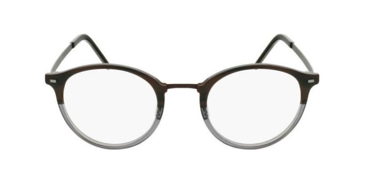 Image of Flexon B2024 221 Óculos de Grau Marrons Masculino BRLPT