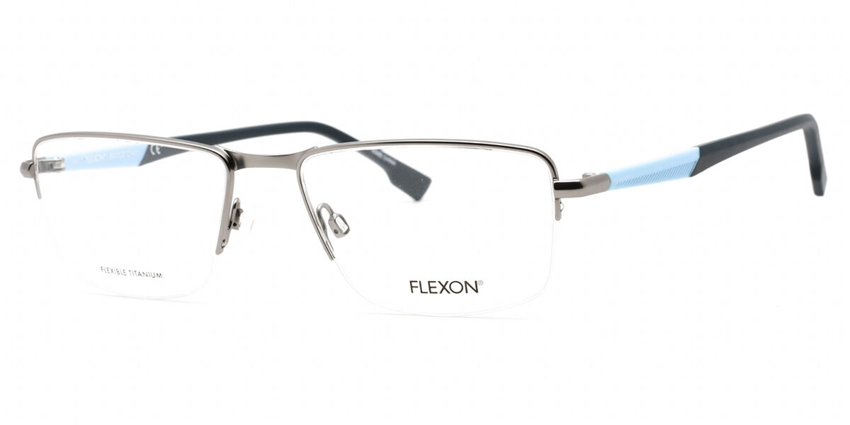 Image of Flexon E1127 073 Óculos de Grau Gunmetal Masculino BRLPT
