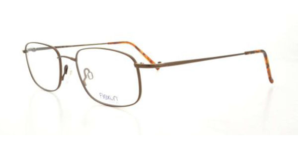 Image of Flexon FL 610 218 Óculos de Grau Marrons Masculino BRLPT