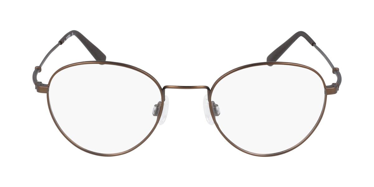 Image of Flexon H6032 210 Óculos de Grau Marrons Masculino BRLPT