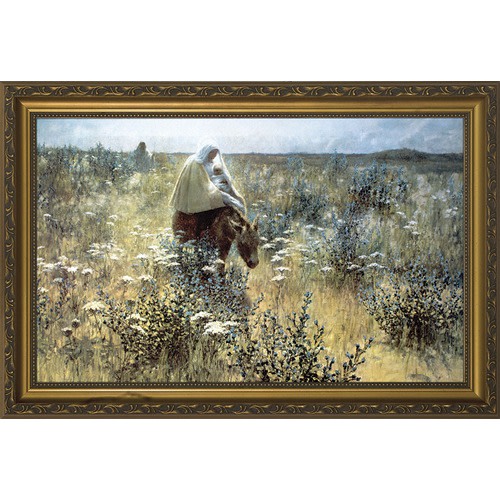 Image of Flight into Egypt with Gold Frame