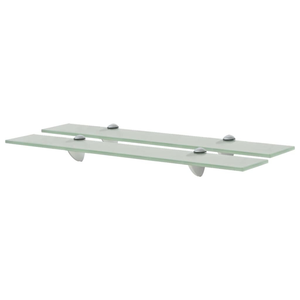 Image of Floating Shelves 2 pcs Glass 236"x39" 03"